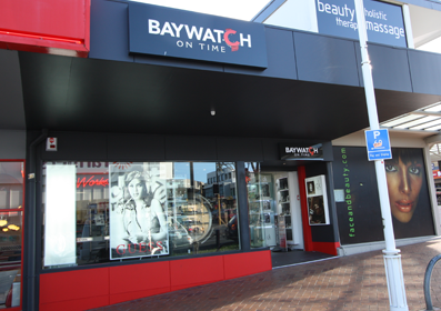 Baywatch On Time Shop Front